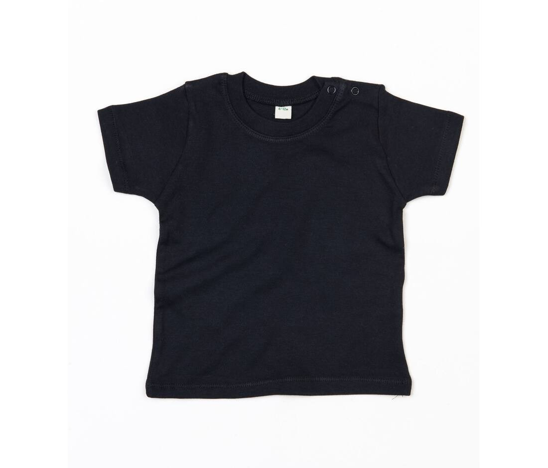 Babybugz BZ002 - T-shirt Bébé Coton Doux à Encolure Ronde