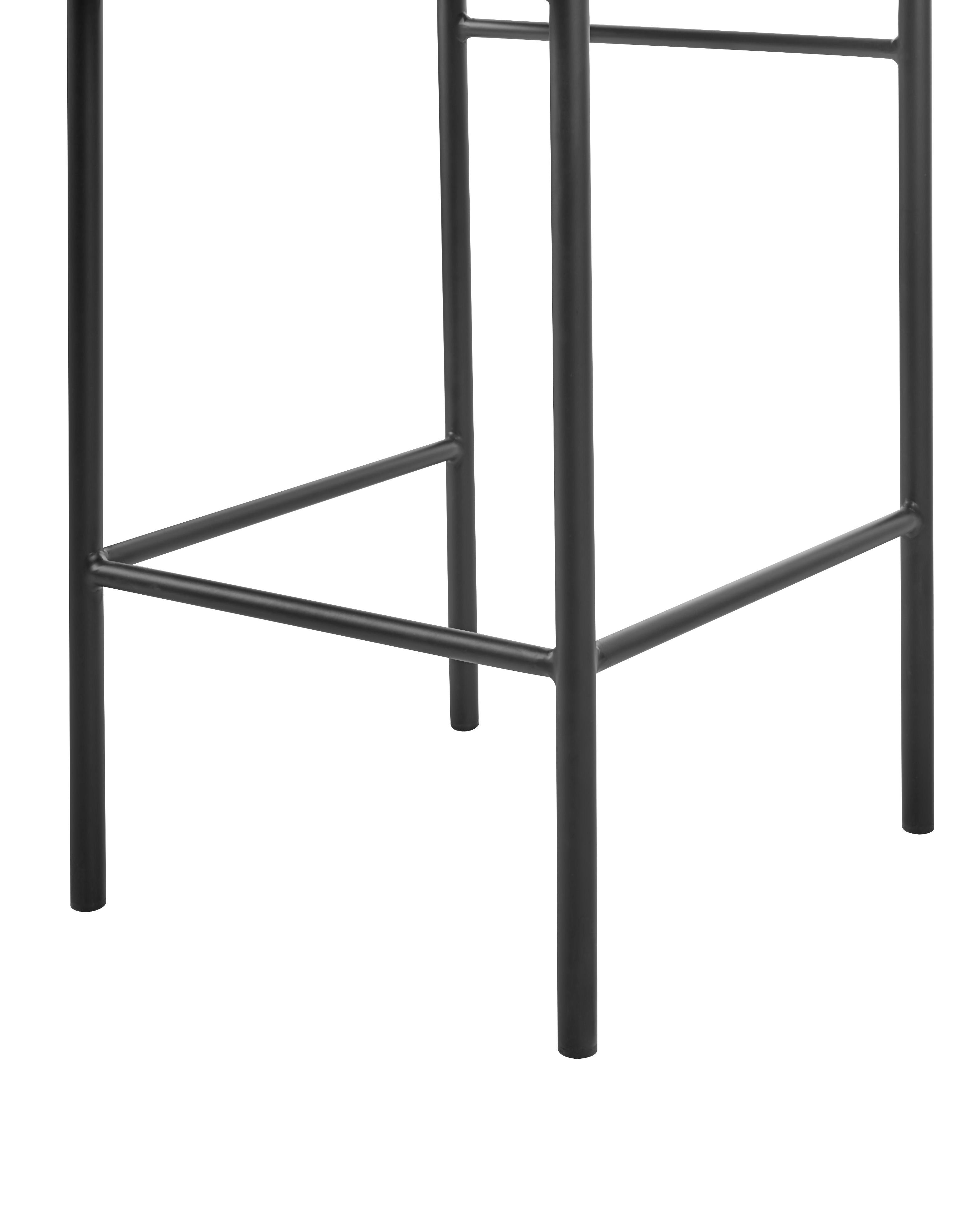Set van 2 barstoelen AMAYA Bouclé Gebroken wit