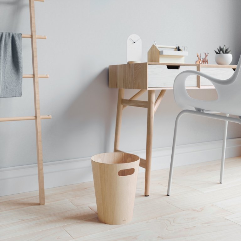 Umbra Papierkorb Woodrow Can