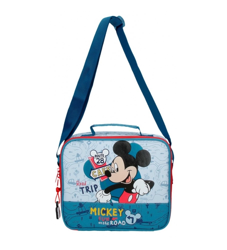Nécessaire adaptável Disney Mickey Road Trip com bolsa de ombro azul