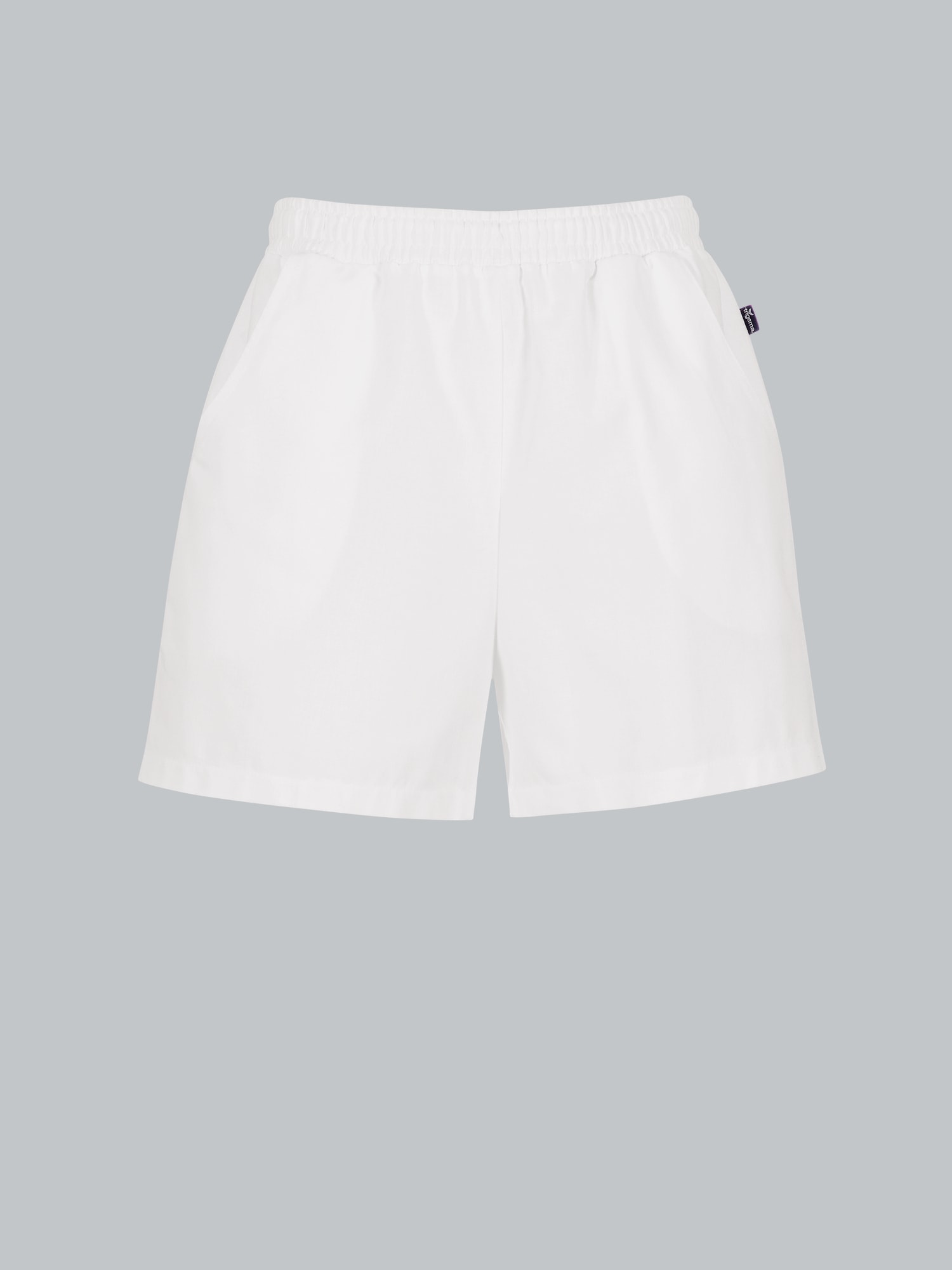 Shorts aus 100% Baumwolle Weiss