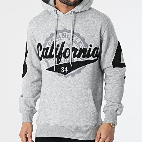 Sweat Capuche Jack Gris Chiné