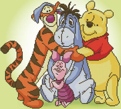 Diamond Dotz Disney Ole Brumm Og Venner