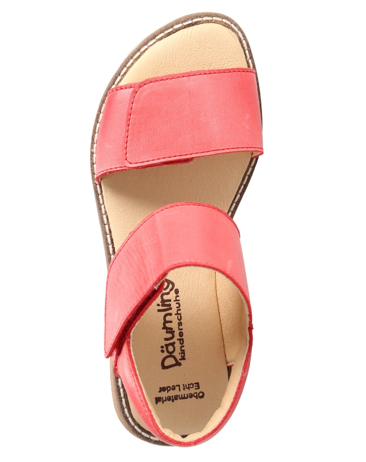 Leder-Sandalen VALA in rot