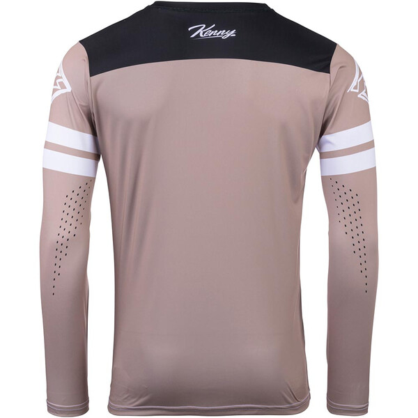 Kenny - Maillot Track Dirt Beige / Blanc / Noir