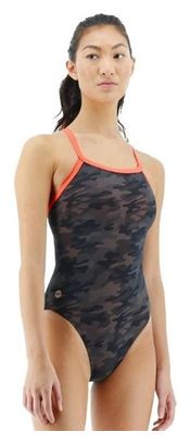 Maillot de Bain 1 Pièce Femme Tyr Blackout Noir Rouge