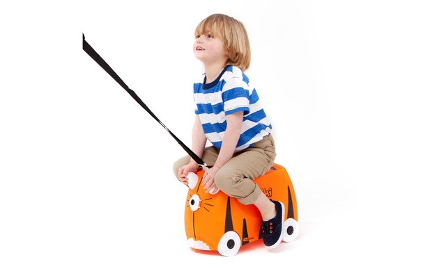 TRUNKI Trolley »Tiger Tipu« 4 Rollen