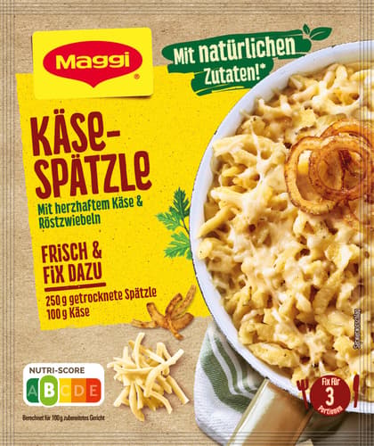MAGGI Fix Käse-Spätzle