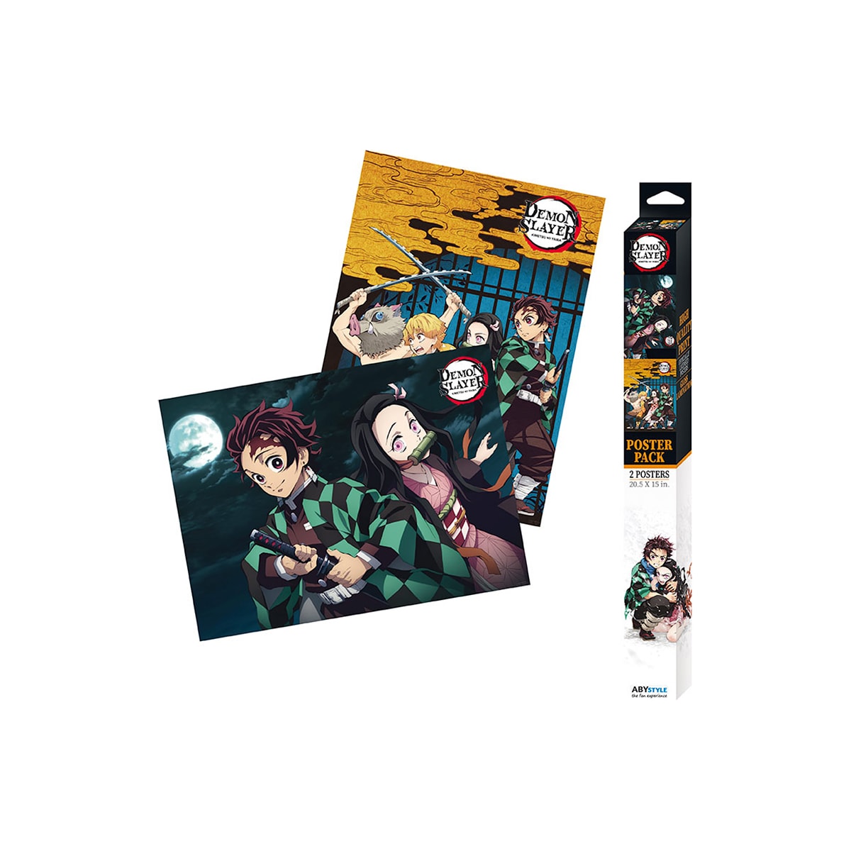GB eye Demon Slayer group and duo plakater (2 stk.)