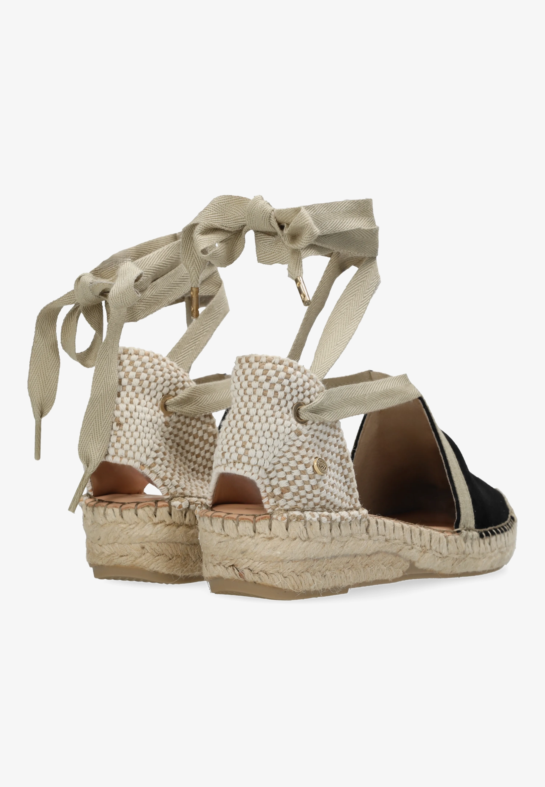 ROMI LUZ Espadrille suede Black