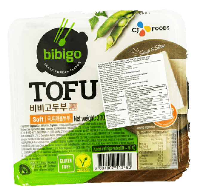 CJ Tasty Soy Zachte Tofu voor Soep 300g
