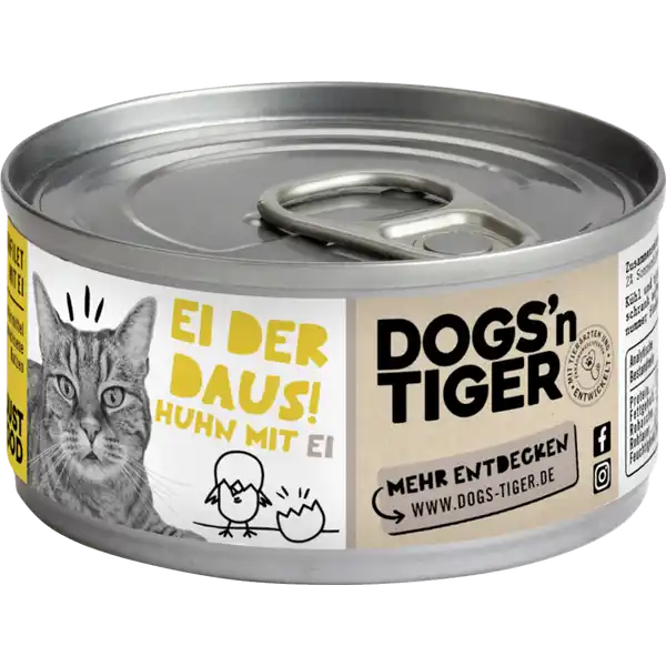 Ei der Daus Huhn mit Ei