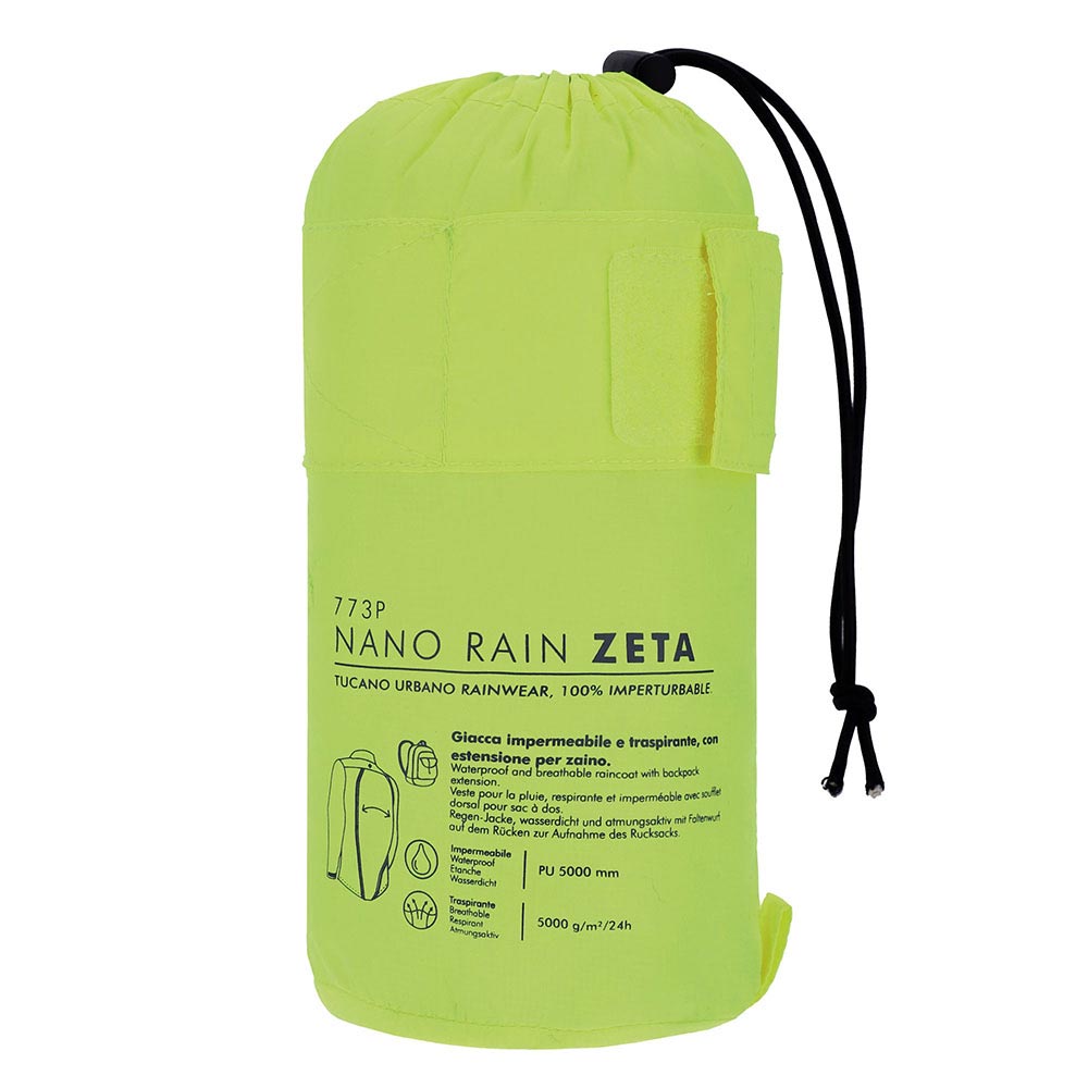 Tucano Urbano - Veste pluie Nano Rain Zeta Hydroscud® Jaune fluo
