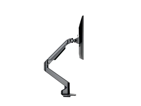 Multibrackets M VESA Gas Lift Arm Single HD - Monteringssæt (drejelig arm, klemme til montering på skrivebord) - for fladt panel - aluminium - sort - skærmstørrelse: 15