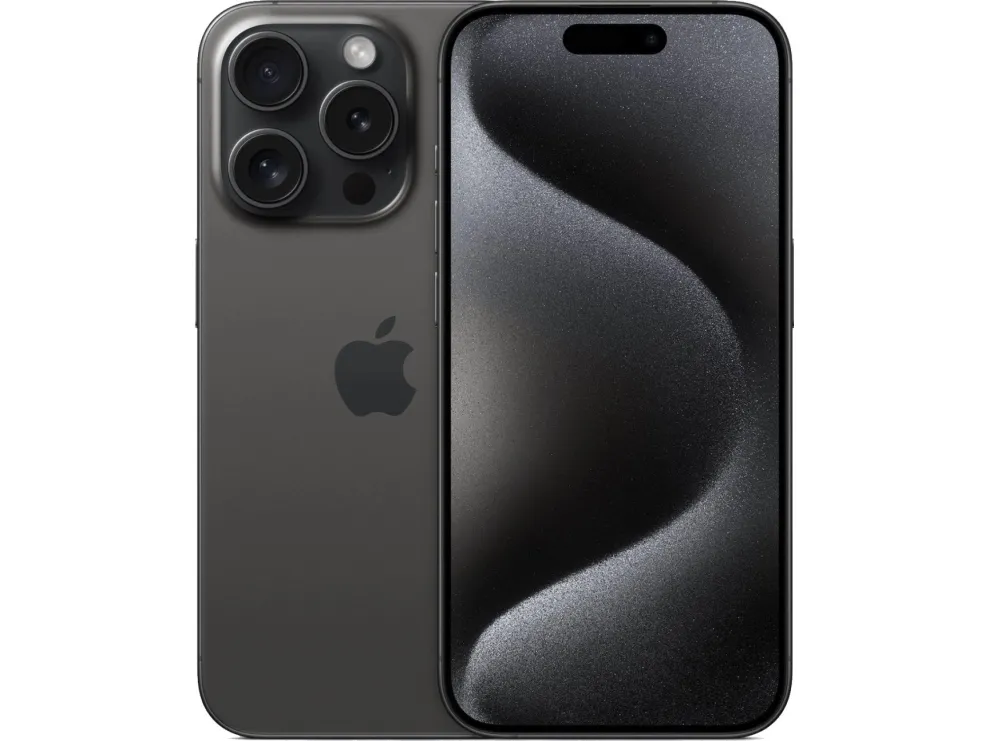 Refurbished Apple iPhone 15 Pro 128GB (sort titanium) eSIM - Condition: Grade B