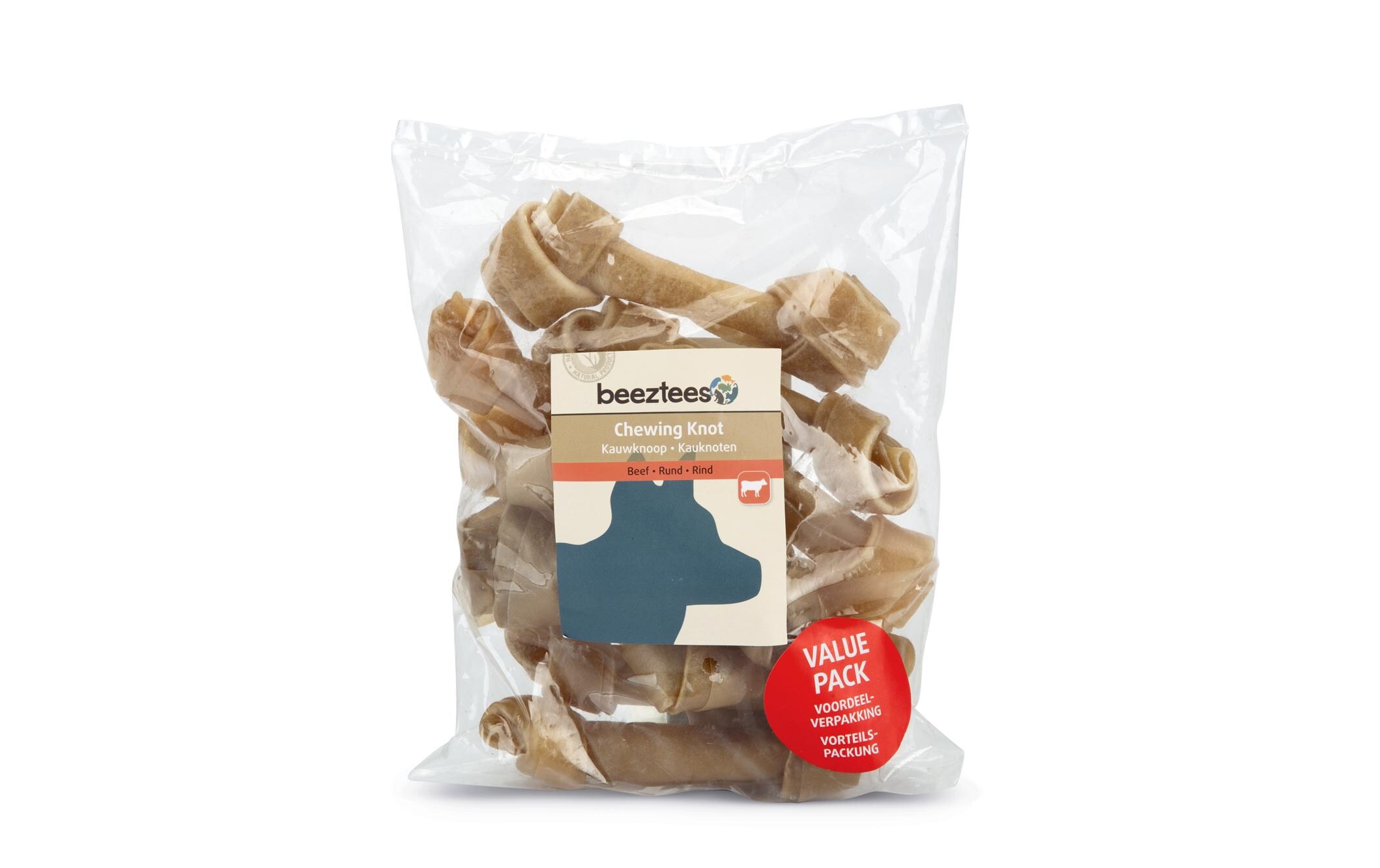 Kauknoten Rinderhaut, 12 cm, 10 Stk.Kauspass für Hunde