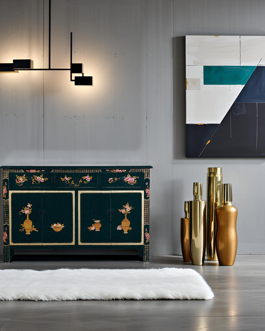 Fine Asianliving Chinese Dressoir Zwart