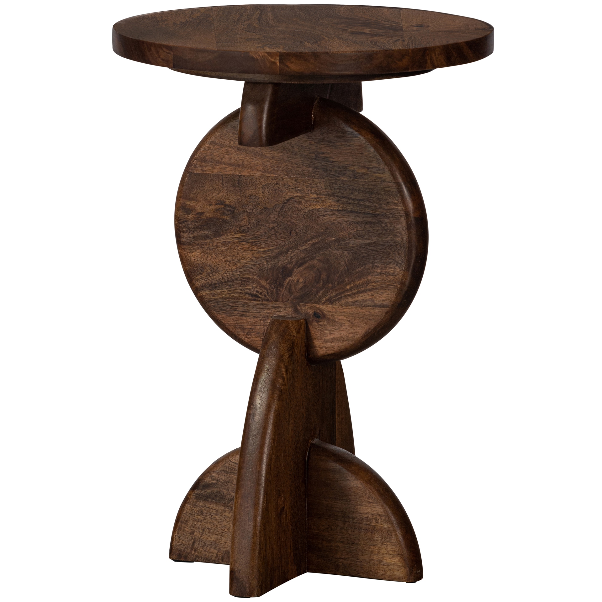 Beistelltisch NORI 40 x 40 cm Mangoholz braun