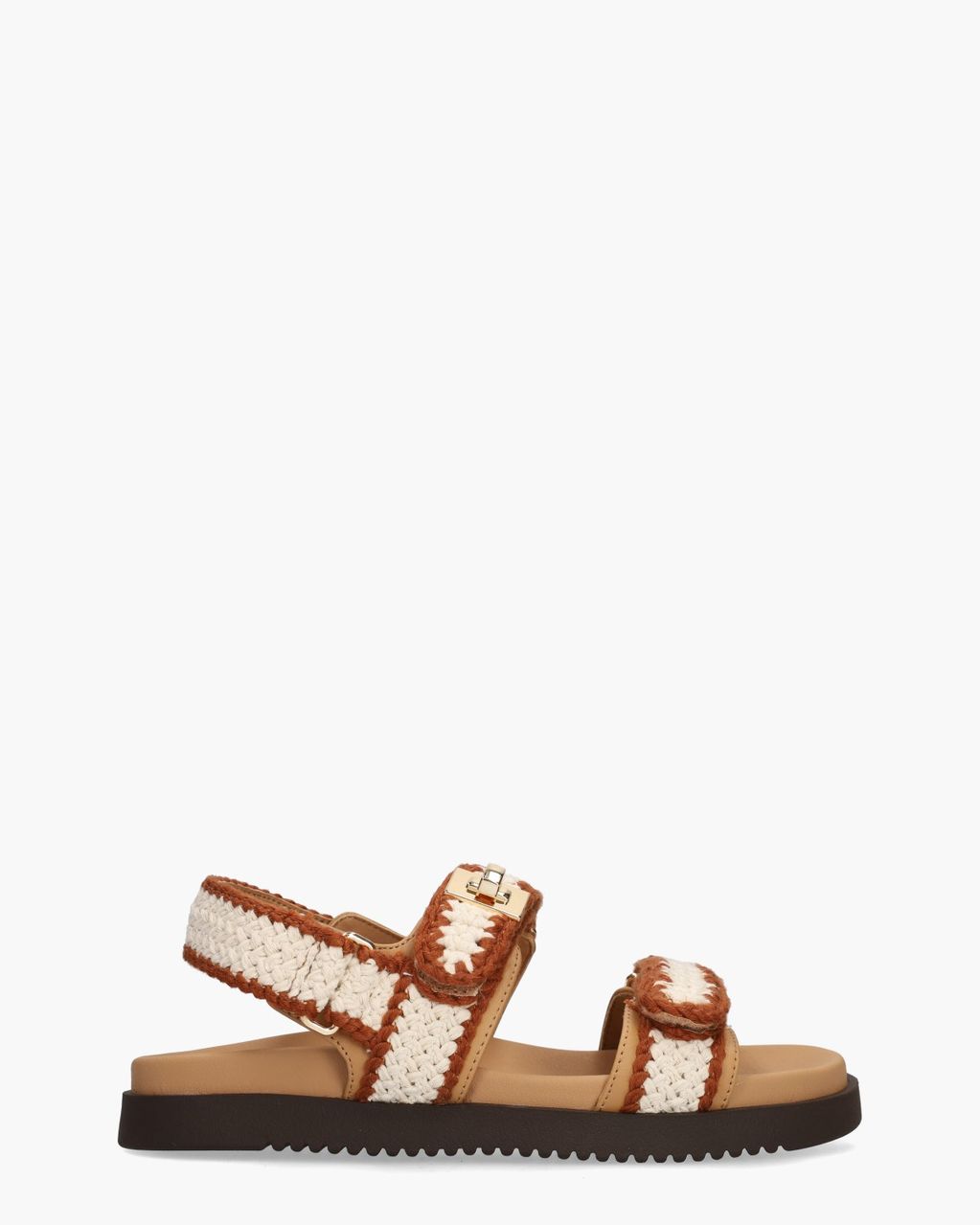 Steve Madden Mona-m Roomwit/Cognac Damessandalen