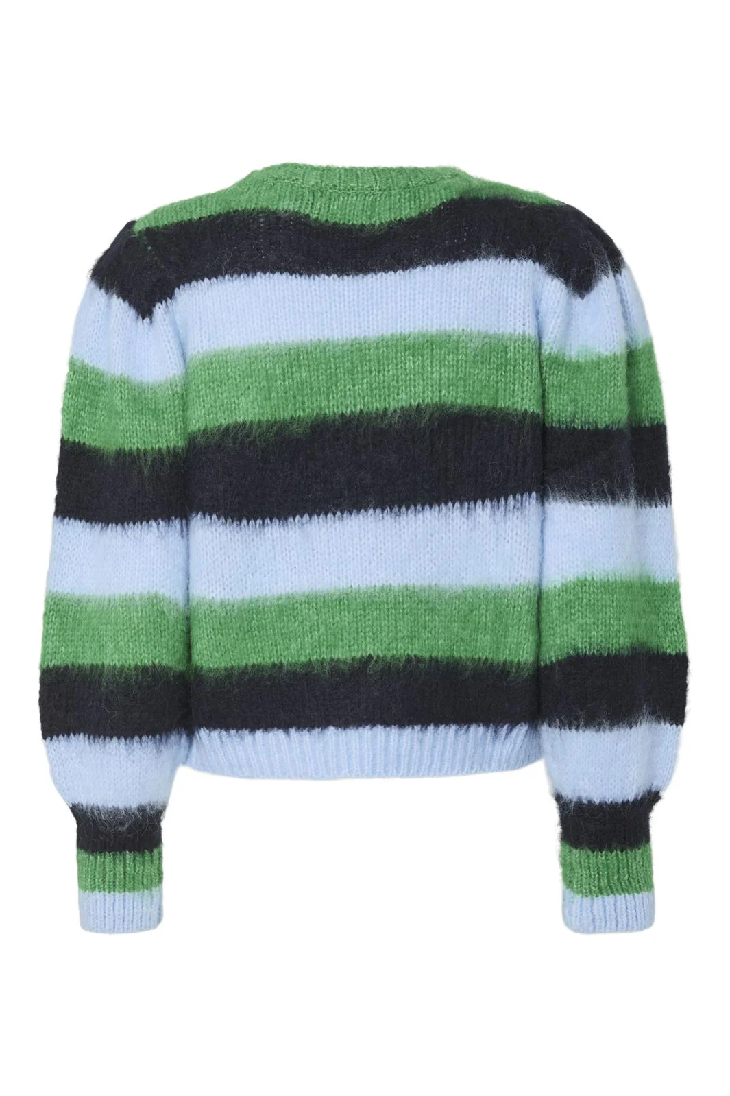 Pieces Pcficca Ls Short Knit Fsy 4752746 fern green navy blazer cashmere blue