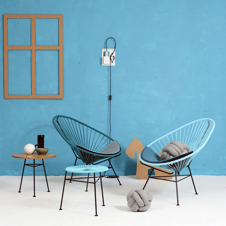 OK Design - The Acapulco Chair, hellblau