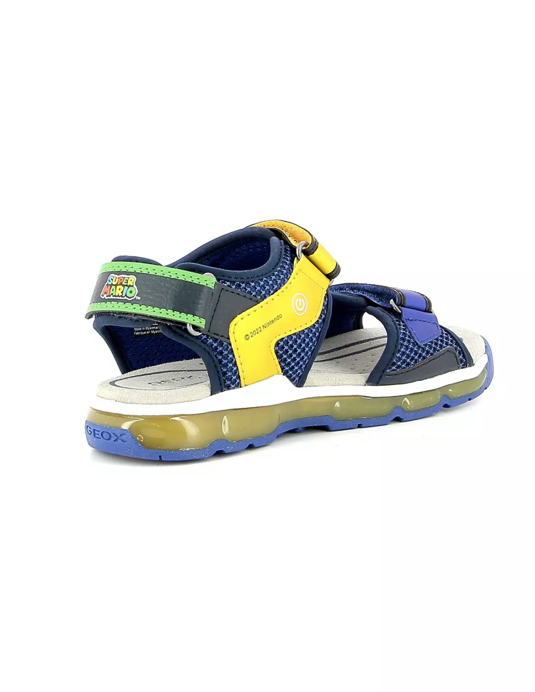 GEOX ANDROID SUPER MARIO - Sandales & nu-pieds Royalyellow