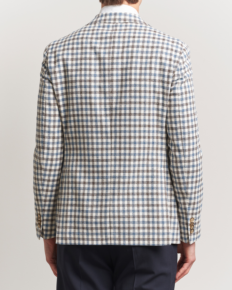 L.B.M. 1911 Jack Regular Fit Checked Blazer Blue/Brown