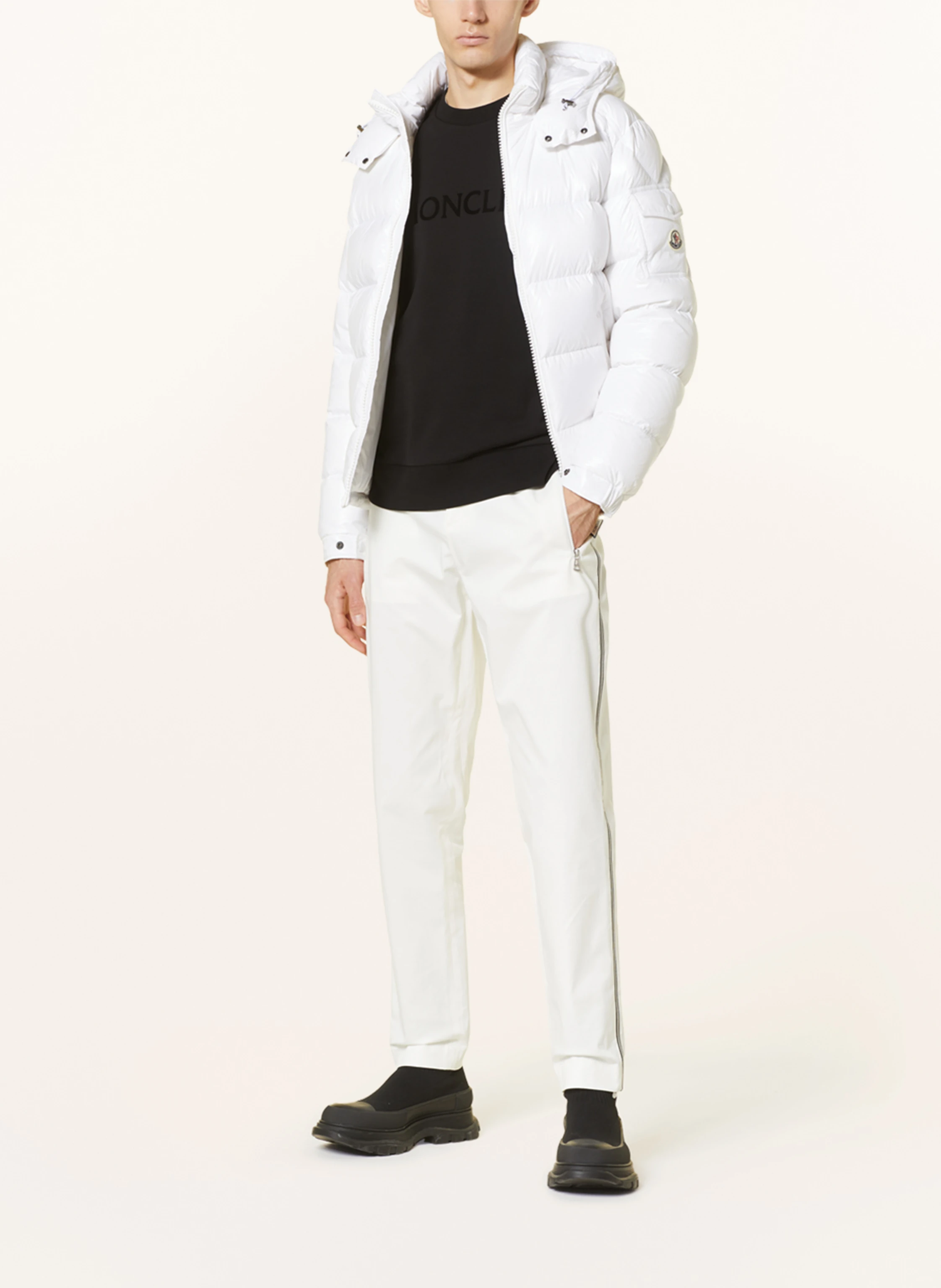 MONCLER Hose Extra Slim Fit mit Galonstreifen