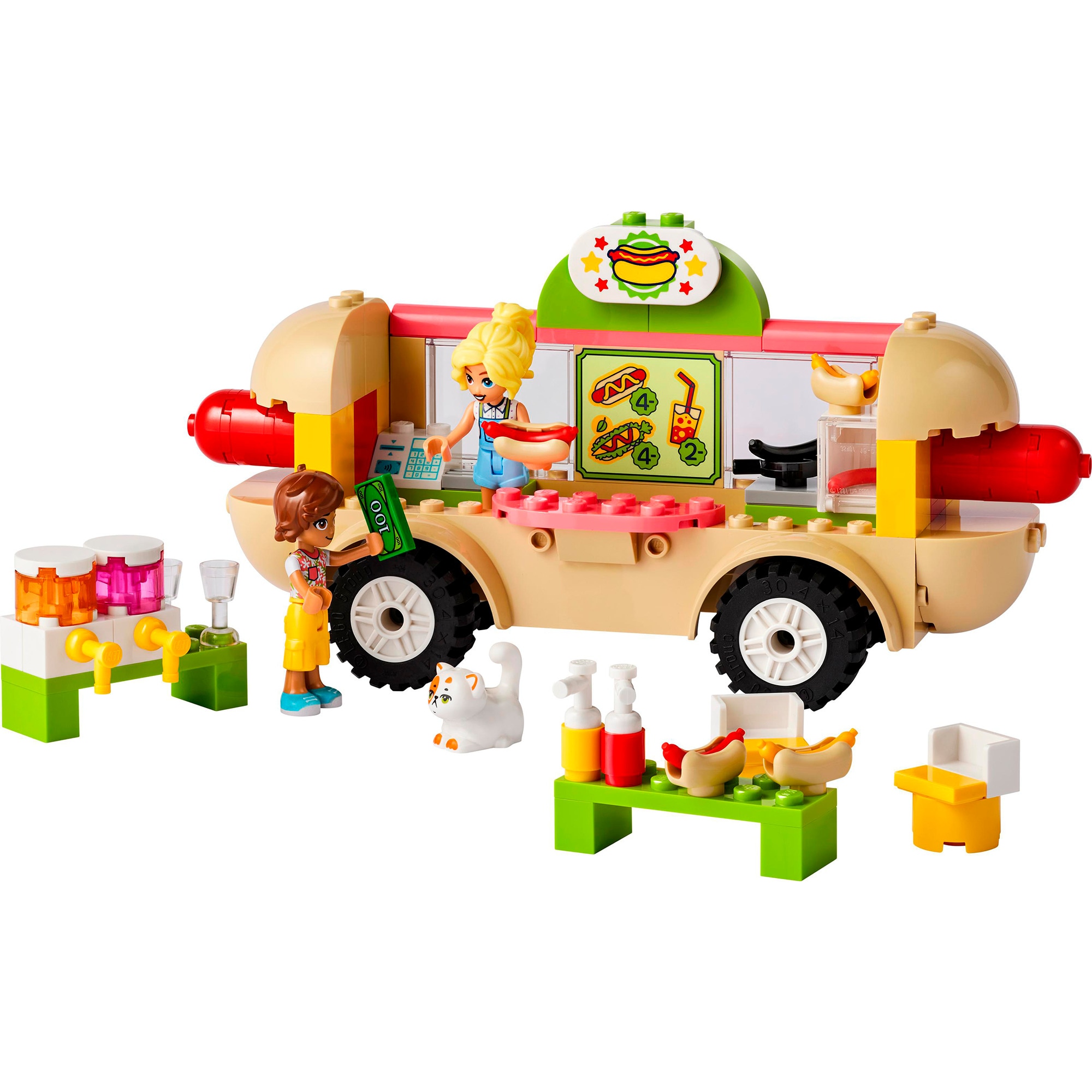 LEGO Konstruktionsspielzeug Friends Hotdog-Truck