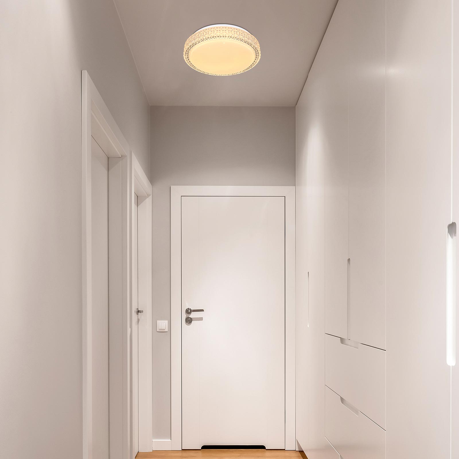 LED-Deckenleuchte - Kristallrahmen - Ø 26 cm