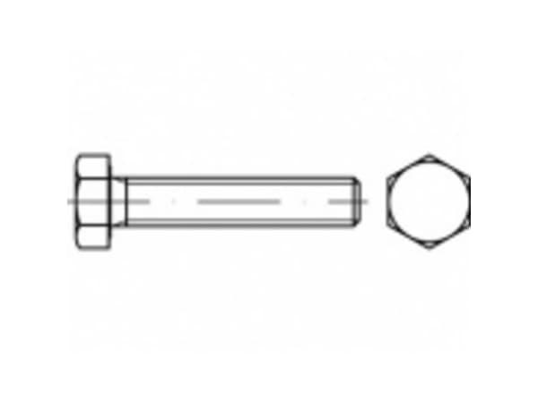 TOOLCRAFT TO-5366499 Sekskantsskrue M4 20 mm Udvendig sekskant Rustfrit stål A2 200 stk