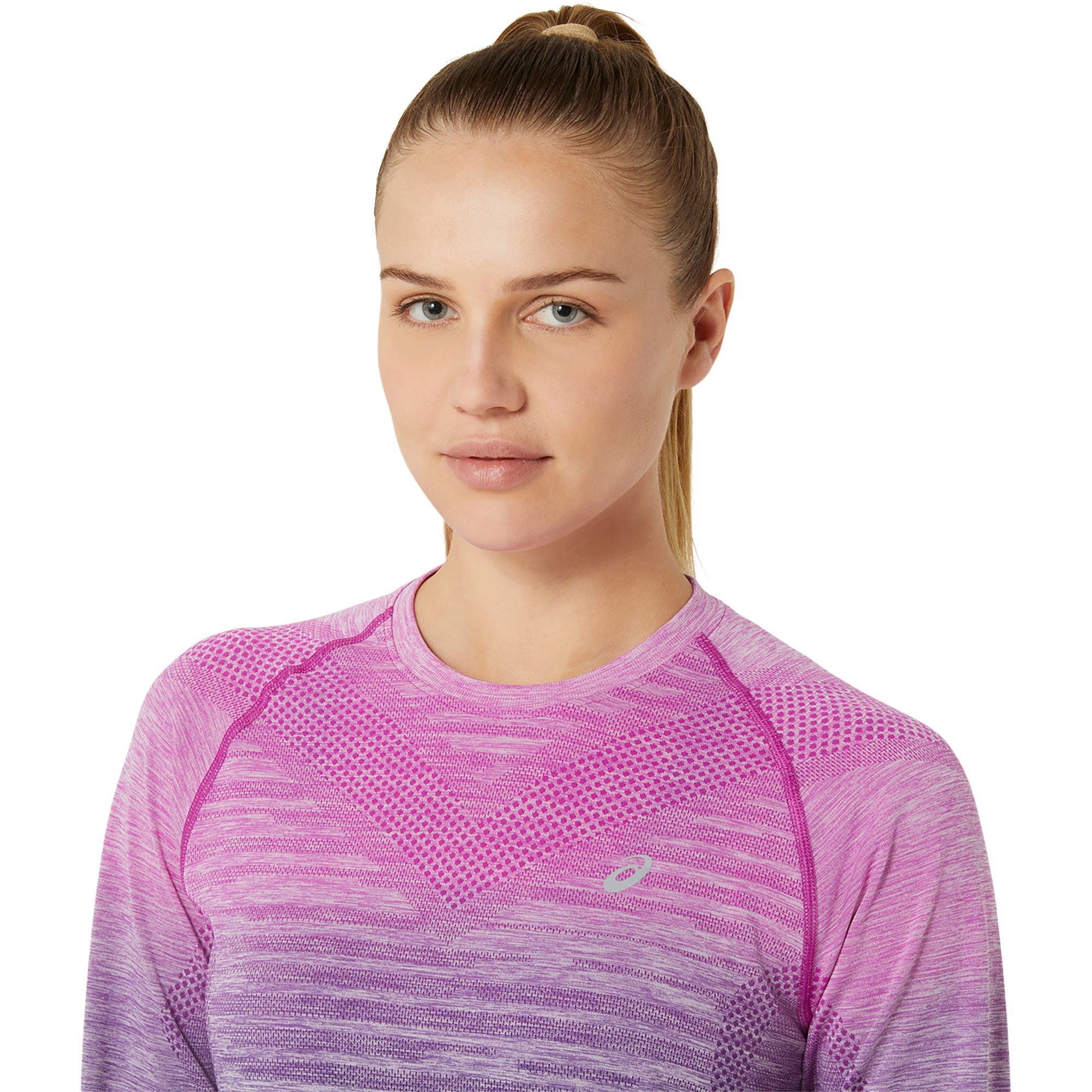 ASICS Seamless Longsleeve Damen bold magenta