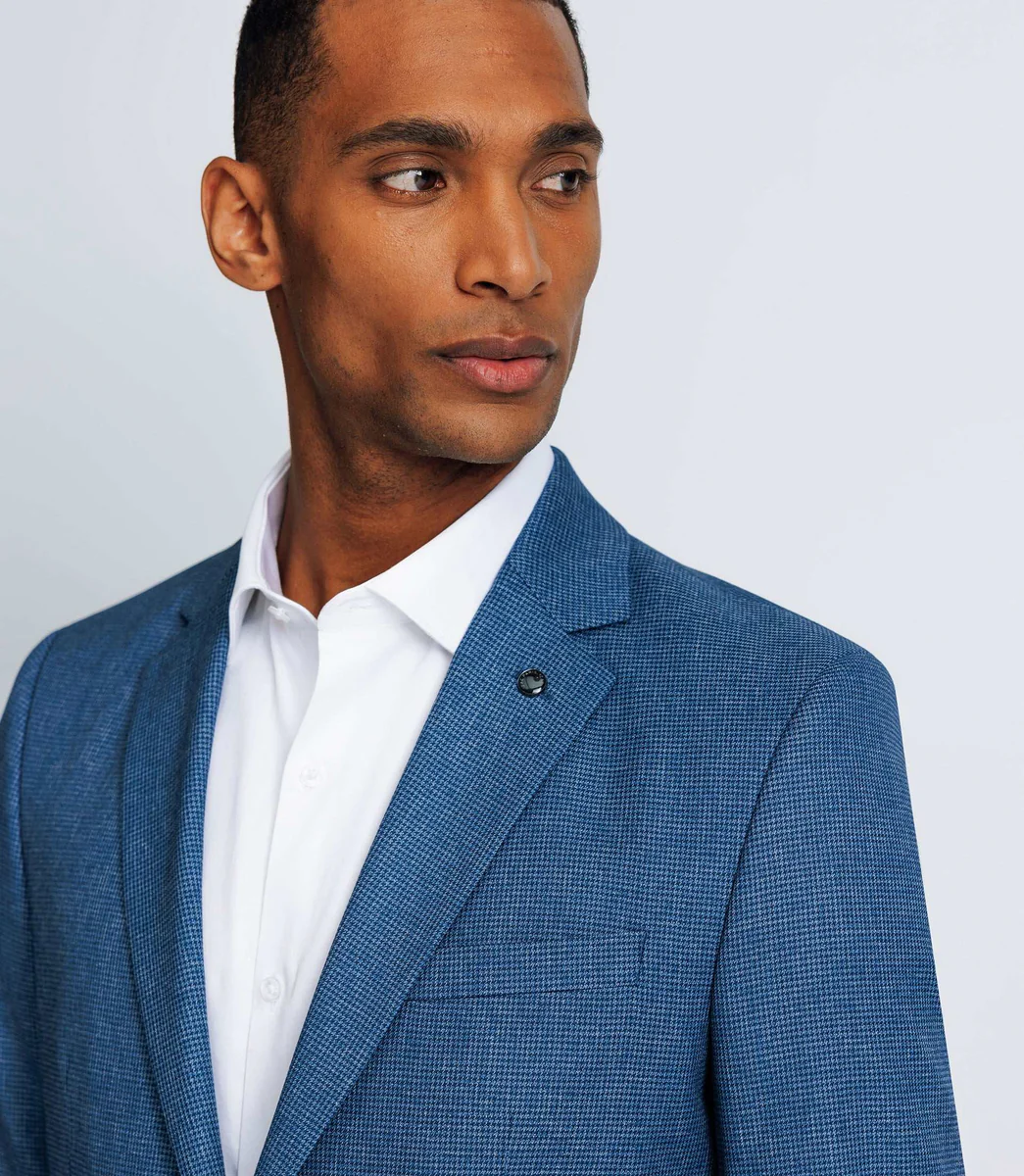 Veste ville séparable bleu effet denim
