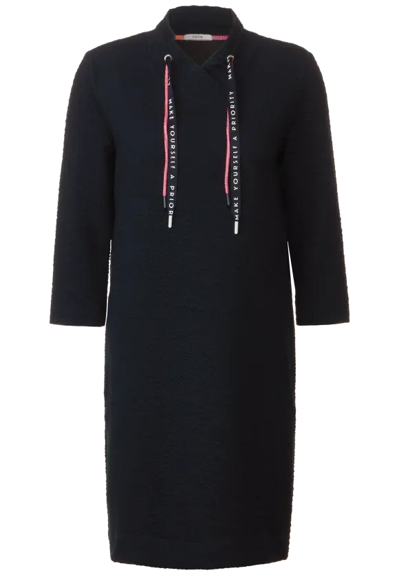 Kleid mit Stehkragen - universal blue