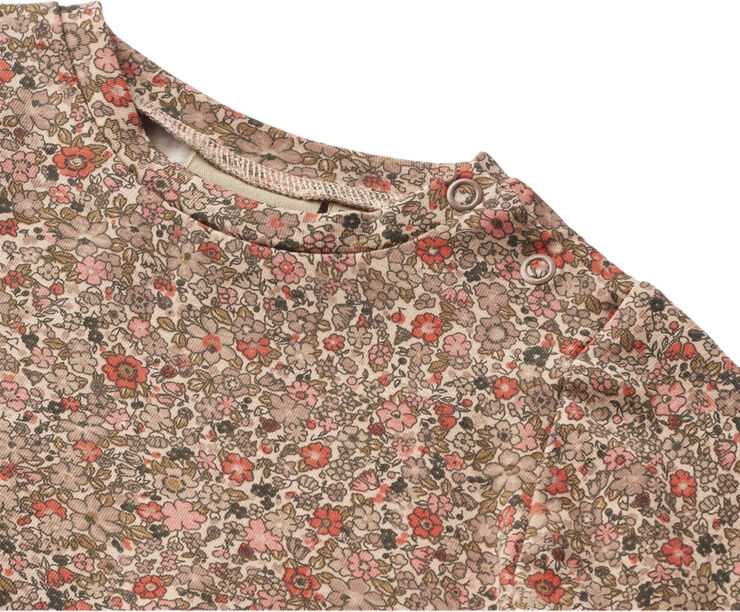 Wheat Jersey Kjole Sessa Rose flower meadow