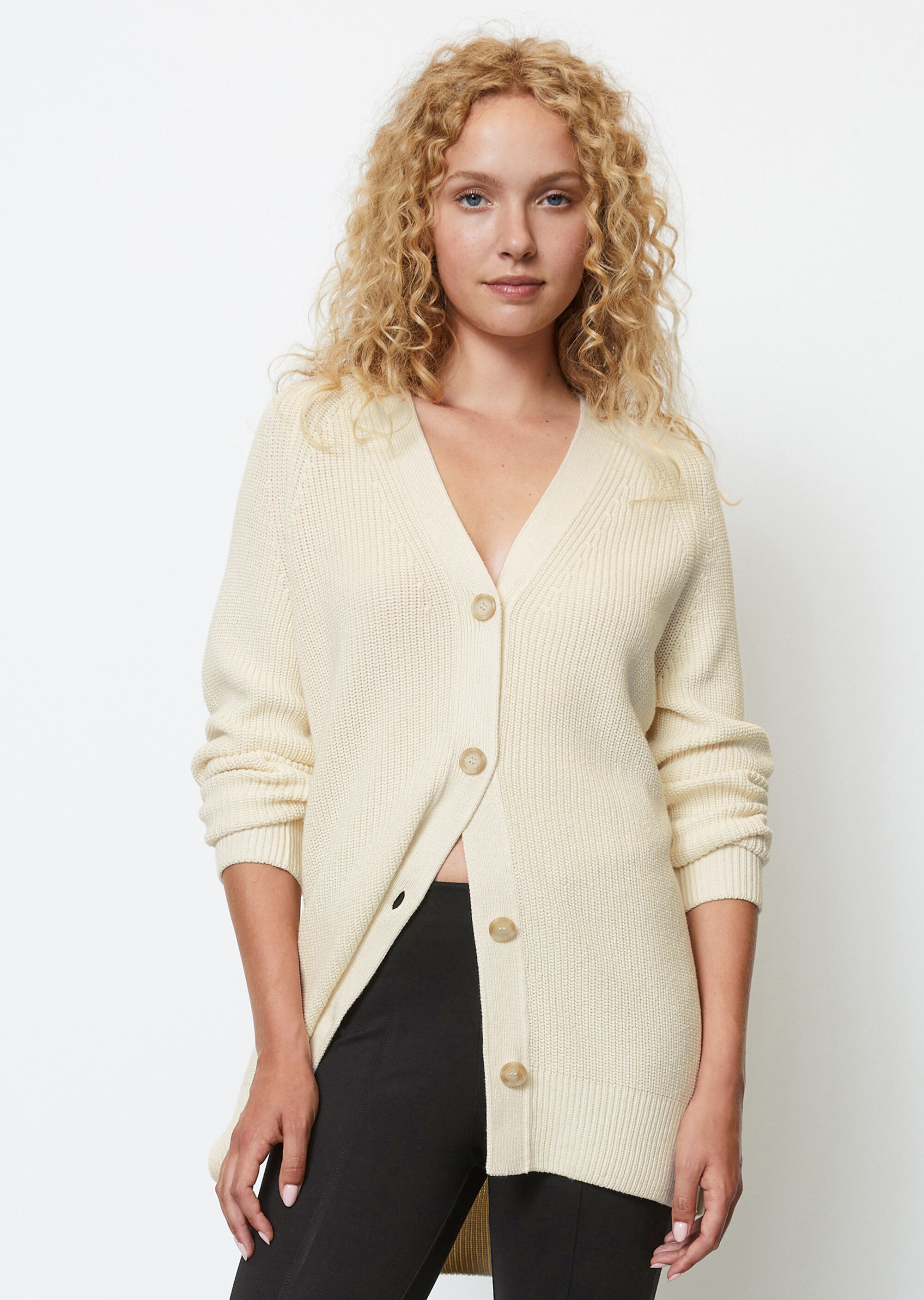 DfC Cardigan relaxed aus Heavy Weight Cotton gestrickt