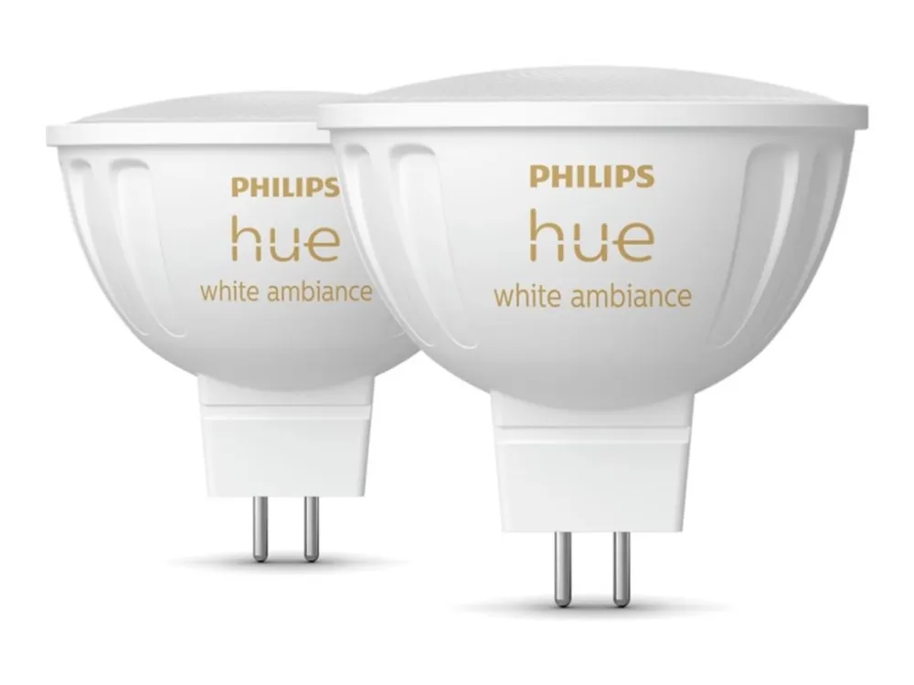 Philips Hue White Ambiance MR16 - GU5.3 pærer - 2-pak