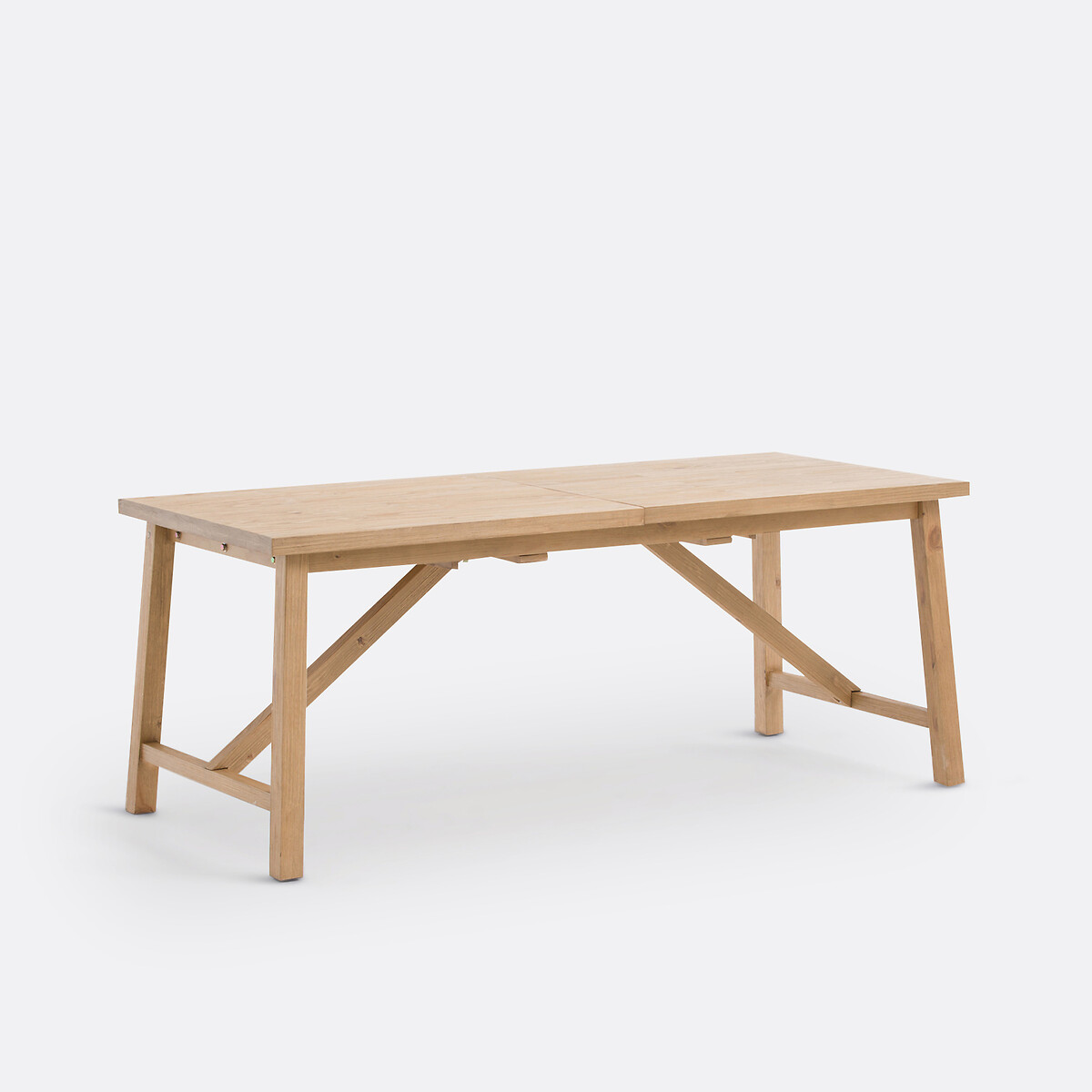 LA REDOUTE INTERIEURS<br>Mesa com extensões 6/8 pessoas em pinho maciço, Cinto