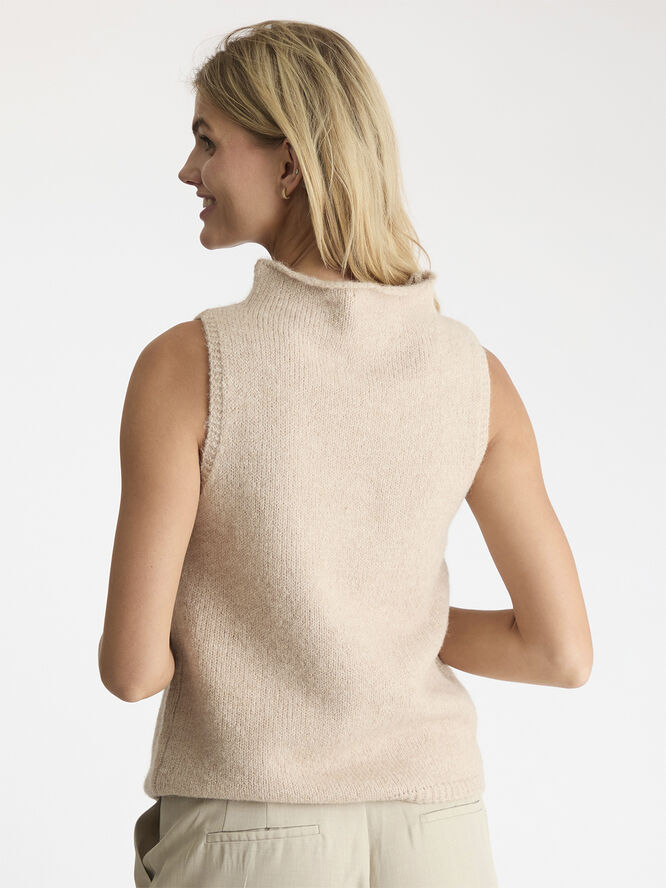 Neo Noir Odelia Knit Top Sand