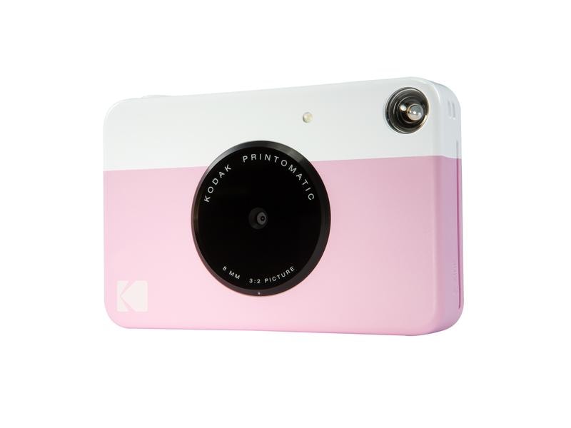 Kodak Fotokamera Printomatic Pink Aufnahme und Abzug im Handumdrehen