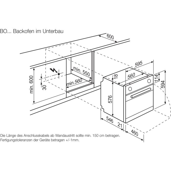 AEG Einbau-Herd Serie 6000 SteamBake EEE45502BM