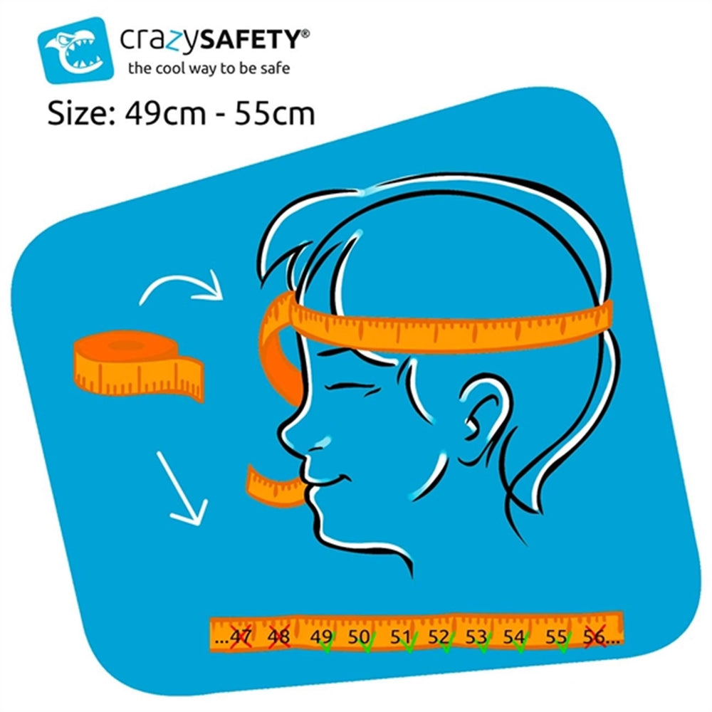 Køb Crazy Safety Dino Cykelhjelm Pink