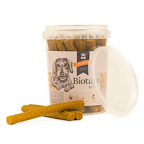 Bastões de biotina para cães da marca Breeders