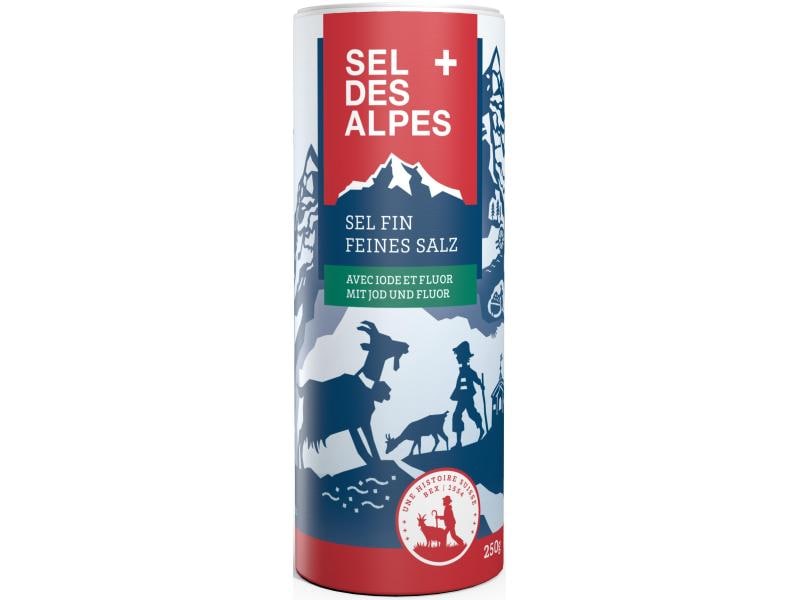 Schweizer Salinen Gewürz Sel des Alpes fein 250 g Feinkörniges Alpensalz