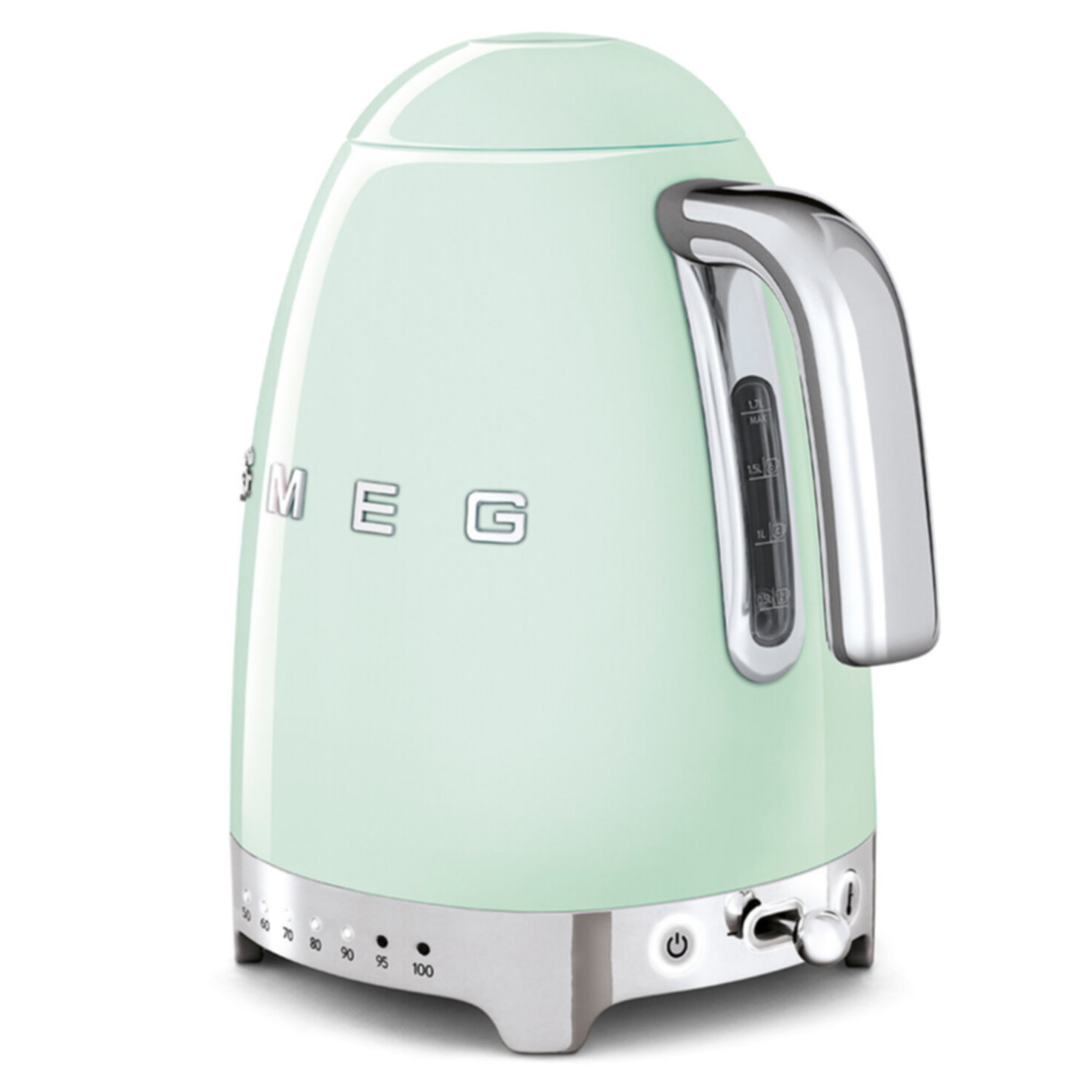 Smeg Wasserkocher KLF04PBEU mit Temperaturkontrolle Pastellgrün