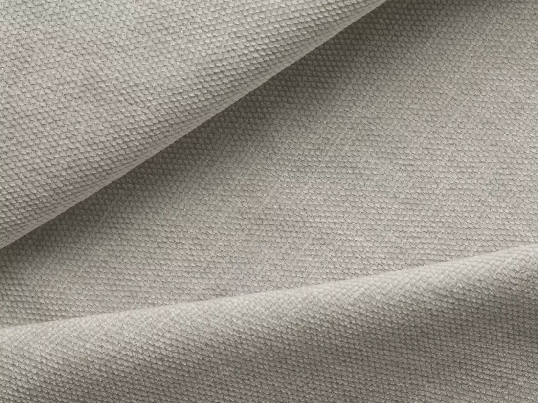 Module avec accoudoirs droit en tissu chenille - beige - EKAHI