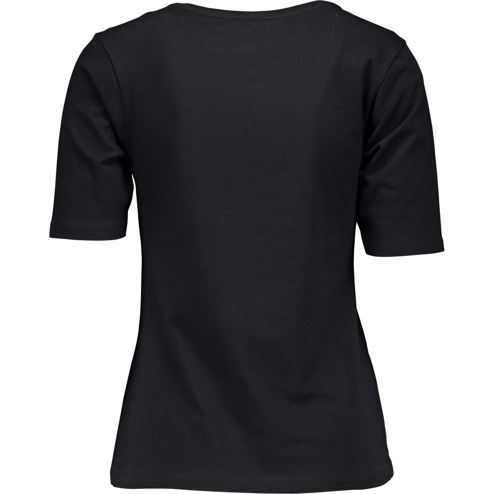 Damen T-Shirt Stretch M, schwarz