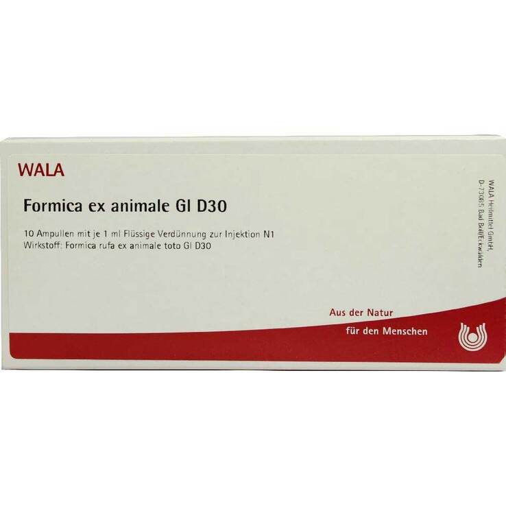 Formica ex animale GL D 30 Ampullen, 10X1 ml