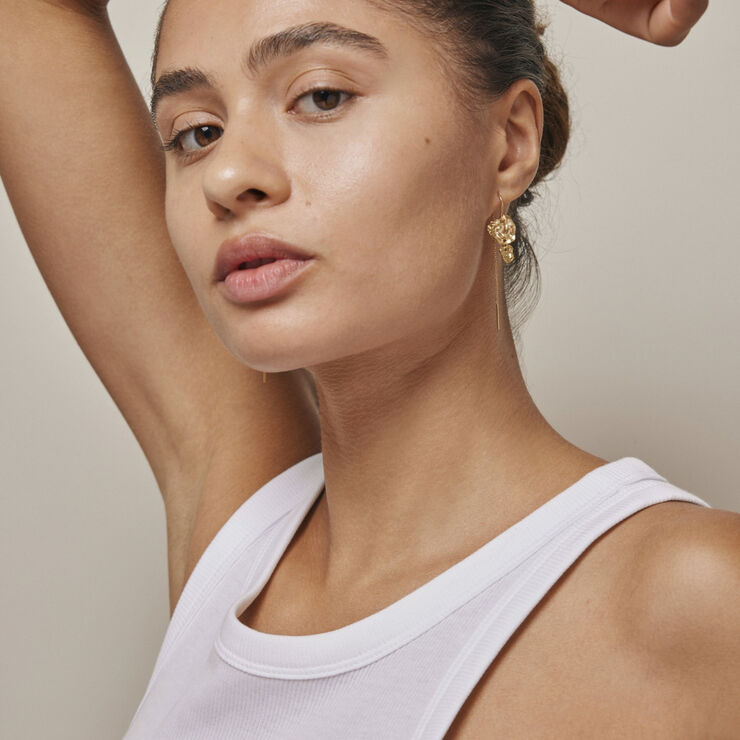 ENAMEL Copenhagen Earring, Kim 925s/gp/m