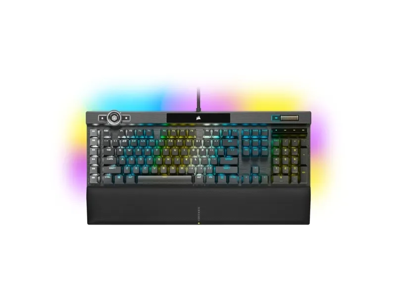 CORSAIR | K100 RGB - tastatur - bagbelyst - USB - Nordisk - tastaturkontakt: CORSAIR OPX RGB